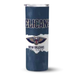 custom new orleans pelicans torn band navy white skinny tumbler best selling 1.webp