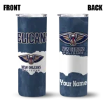 custom new orleans pelicans torn band navy white skinny tumbler best selling 1.webp
