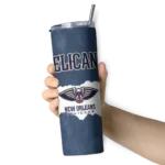 custom new orleans pelicans torn band navy white skinny tumbler best selling 1.webp