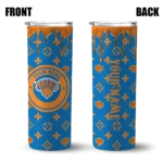 custom new york knicks camo streak blue skinny tumbler best selling 1.webp