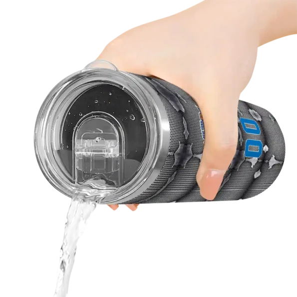 custom new york knicks chevron v blue gray skinny tumbler latest model.webp