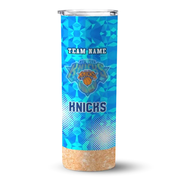 custom new york knicks starburst tiles blue skinny tumbler best selling 1.webp