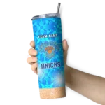 custom new york knicks starburst tiles blue skinny tumbler best selling 1.webp
