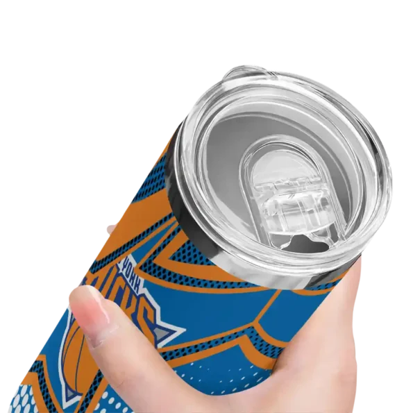 custom new york knicks web stripes blue white skinny tumbler high quality.webp