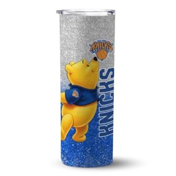 custom new york knicks winnie the pooh blue gray skinny tumbler best selling 1.webp