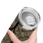 custom oklahoma city thunder antler flow camo skinny tumbler best selling 1.webp