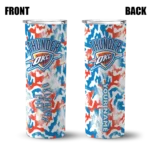 custom oklahoma city thunder claw marks blue white skinny tumbler best selling 1.webp