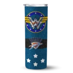 custom oklahoma city thunder star cluster blue skinny tumbler best selling 1.webp