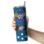 custom oklahoma city thunder star cluster blue skinny tumbler best selling 1.webp