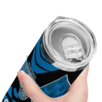 custom orlando magic camo texture blue skinny tumbler best selling 1.webp
