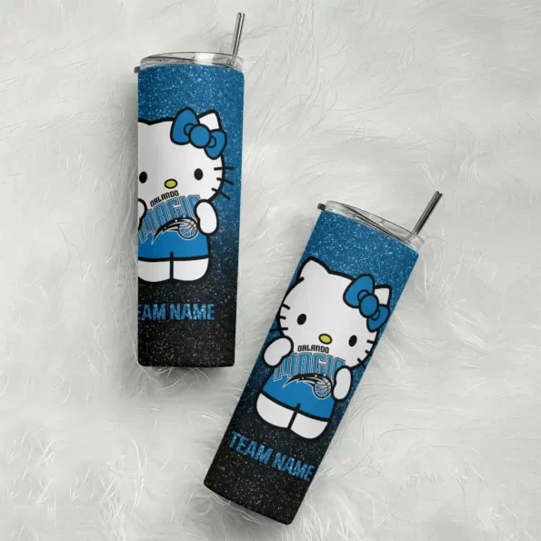 custom orlando magic hello kitty blue black skinny tumbler top rated.webp