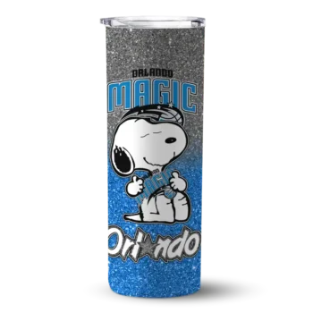 custom orlando magic snoopy attitude blue skinny tumbler best selling 1.webp