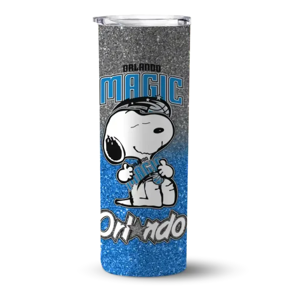 custom orlando magic snoopy attitude blue skinny tumbler best selling 1.webp