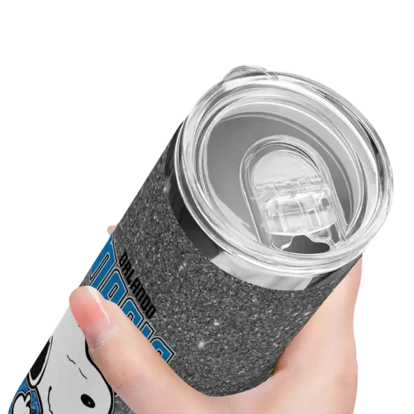 custom orlando magic snoopy attitude blue skinny tumbler high quality.webp