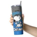 custom orlando magic snoopy attitude blue skinny tumbler best selling 1.webp