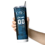 custom orlando magic stacked diamond blue skinny tumbler best selling 1.webp