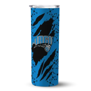 custom orlando magic star pop blue black skinny tumbler best selling 1.webp