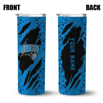 custom orlando magic star pop blue black skinny tumbler fashion forward 1.webp