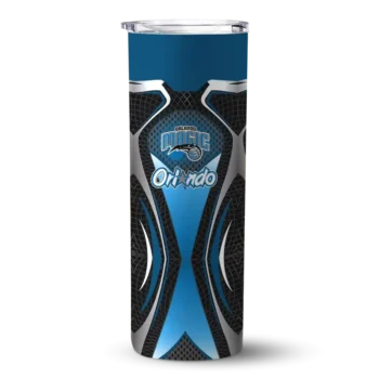 custom orlando magic superman emblem blue black skinny tumbler best selling 1.webp