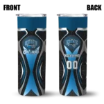 custom orlando magic superman emblem blue black skinny tumbler best selling 1.webp