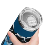 custom orlando magic superman emblem blue black skinny tumbler best selling 1.webp