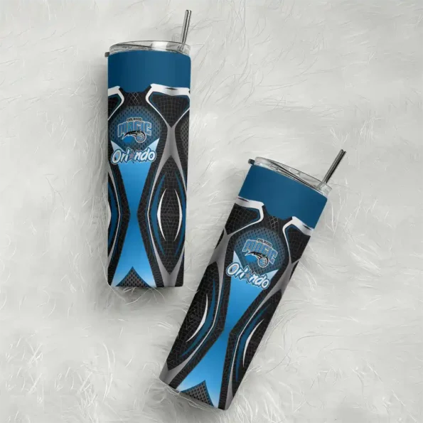 custom orlando magic superman emblem blue black skinny tumbler top rated.webp