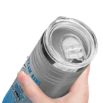 custom orlando magic swirl texture blue skinny tumbler best selling 1.webp