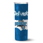custom orlando magic torn band blue white skinny tumbler best selling.webp
