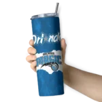 custom orlando magic torn band blue white skinny tumbler best selling 1.webp