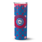 custom philadelphia 76ers camo streak blue skinny tumbler best selling 1.webp