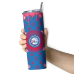 custom philadelphia 76ers camo streak blue skinny tumbler best selling 1.webp