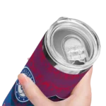 custom philadelphia 76ers spiral burst print blue skinny tumbler best selling 1.webp