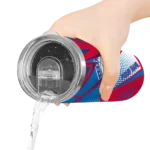 custom philadelphia 76ers web stripes blue white skinny tumbler best selling 1.webp
