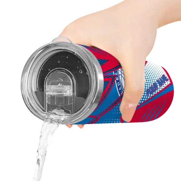 custom philadelphia 76ers web stripes blue white skinny tumbler latest model.webp