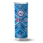 custom philadelphia 76ers zipper leopard blue skinny tumbler best selling 1.webp