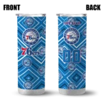 custom philadelphia 76ers zipper leopard blue skinny tumbler best selling 1.webp