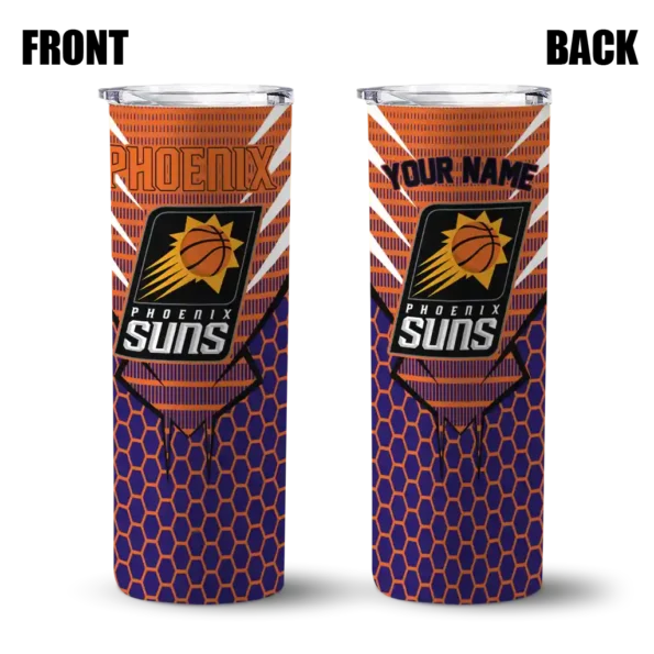 custom phoenix suns chevron stripes purple skinny tumbler fashion forward.webp