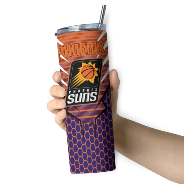 custom phoenix suns chevron stripes purple skinny tumbler premium grade.webp