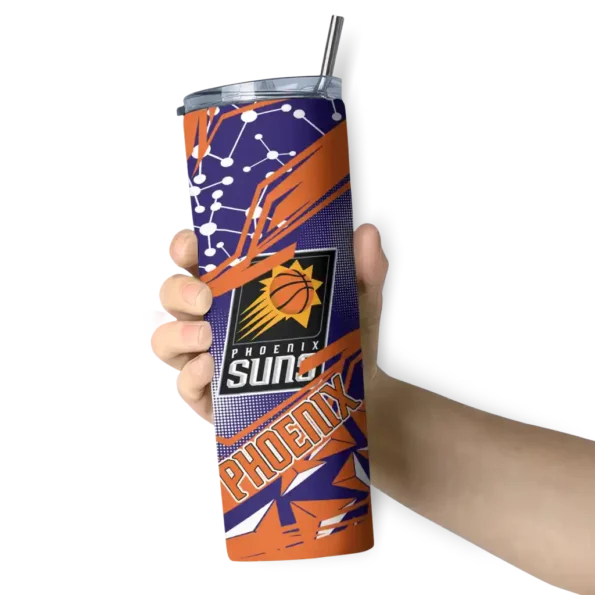 custom phoenix suns helmet clash purple skinny tumbler premium grade.webp