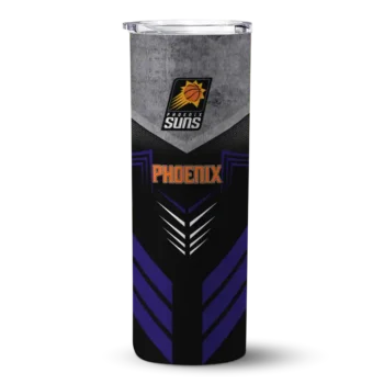 custom phoenix suns hexagon honeycomb purple black skinny tumbler best selling 1.webp