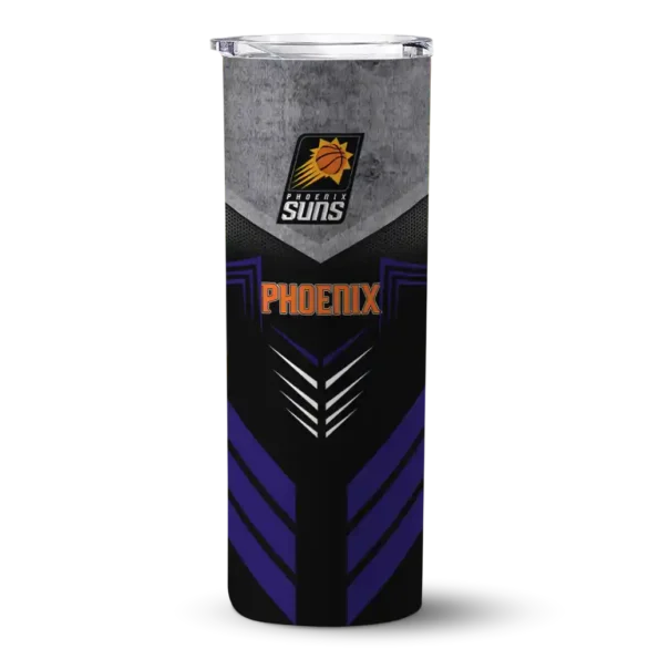 custom phoenix suns hexagon honeycomb purple black skinny tumbler best selling 1.webp