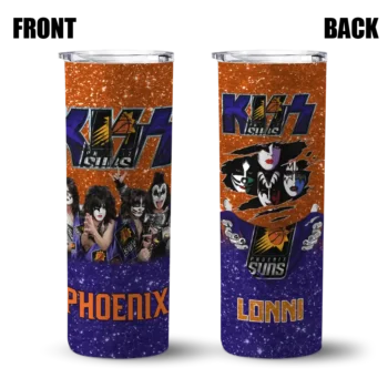 custom phoenix suns kiss band orange skinny tumbler fashion forward.webp