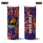 custom phoenix suns metallic grid purple skinny tumbler best selling 1.webp