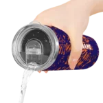 custom phoenix suns metallic grid purple skinny tumbler best selling 1.webp