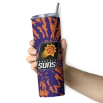 custom phoenix suns metallic grid purple skinny tumbler best selling 1.webp