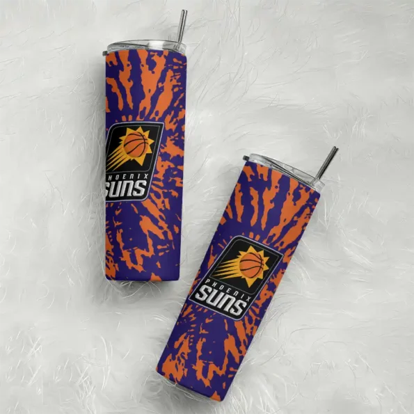 custom phoenix suns metallic grid purple skinny tumbler top rated.webp
