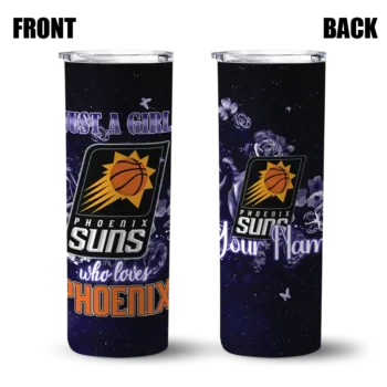 custom phoenix suns rose romance purple black skinny tumbler fashion forward.webp
