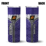 custom phoenix suns sparkle drip purple skinny tumbler best selling 1.webp