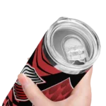 custom portland trail blazers camo texture red skinny tumbler best selling 1.webp