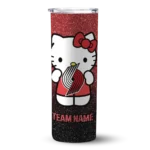 custom portland trail blazers hello kitty red black skinny tumbler best selling 1.webp